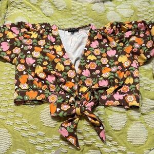 Unique Vintage Smak Parlor vintage inspired crop top.